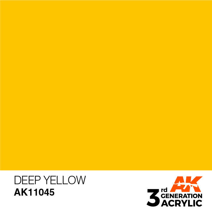 AK Interactive 3G Acrylic Deep Yellow AK11045