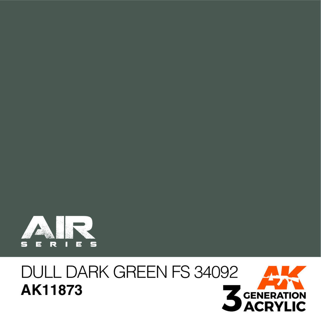 AK Interactive 3G Acrylic Dull Dark Green FS 34092 AK11873
