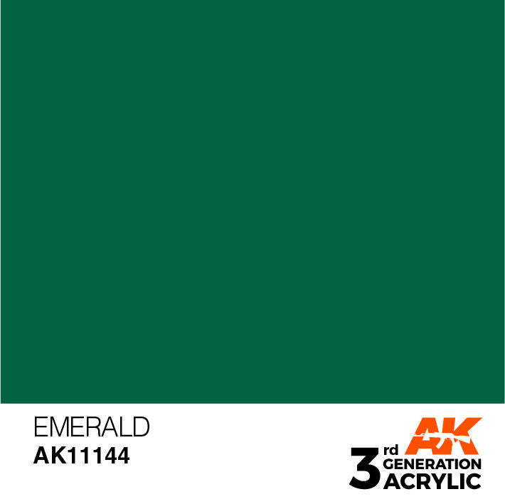 AK Interactive 3G Acrylic Emerald AK11144