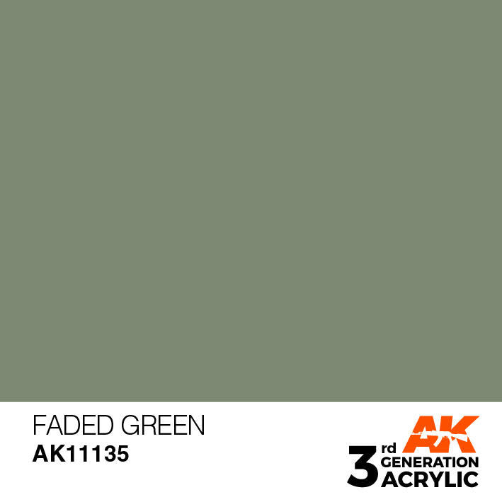 AK Interactive 3G Acrylic Faded Green AK11135