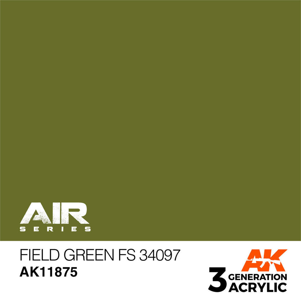 AK Interactive 3G Acrylic Field Green FS 34097 AK11875