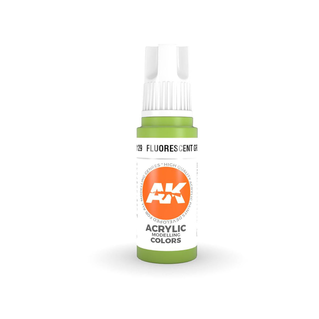 AK Interactive 3G Acrylic Fluorescent Green AK11129