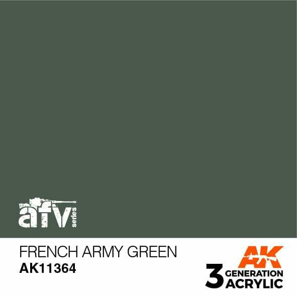 AK Interactive 3G Acrylic French Army Green AK11364