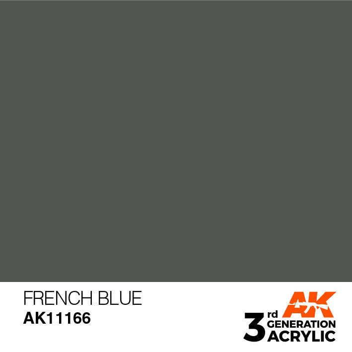 AK Interactive 3G Acrylic French Blue AK11166