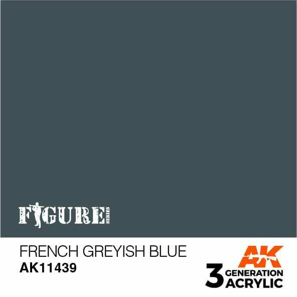 AK Interactive 3G Acrylic French Greyish Blue AK11439