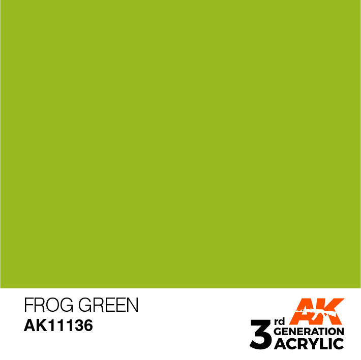 AK Interactive 3G Acrylic Frog Green AK11136
