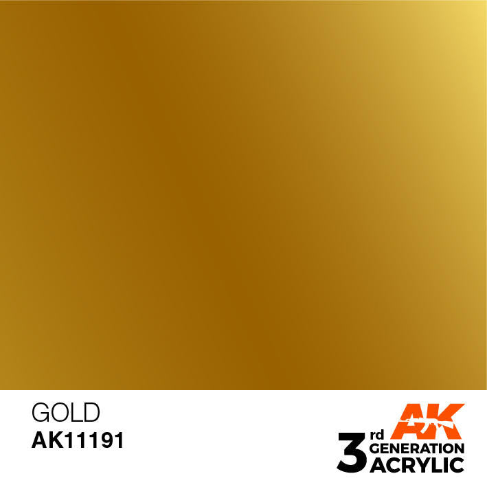 AK Interactive 3G Acrylic Gold AK11191