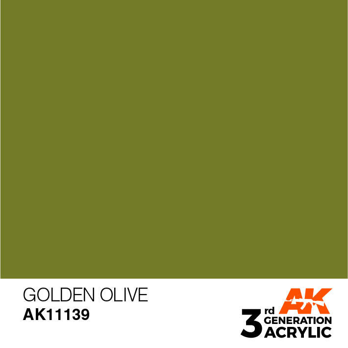 AK Interactive 3G Acrylic Golden Olive AK11139