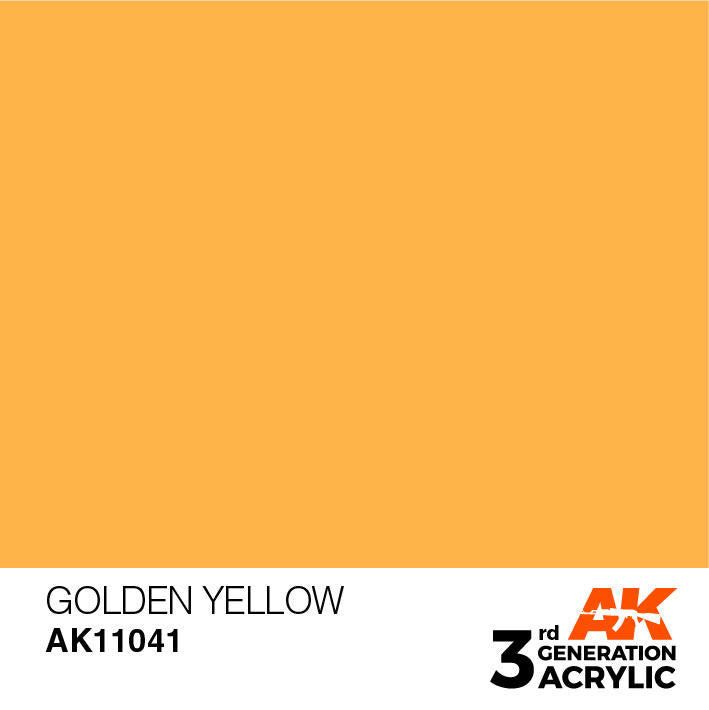 AK Interactive 3G Acrylic Golden Yellow AK11041