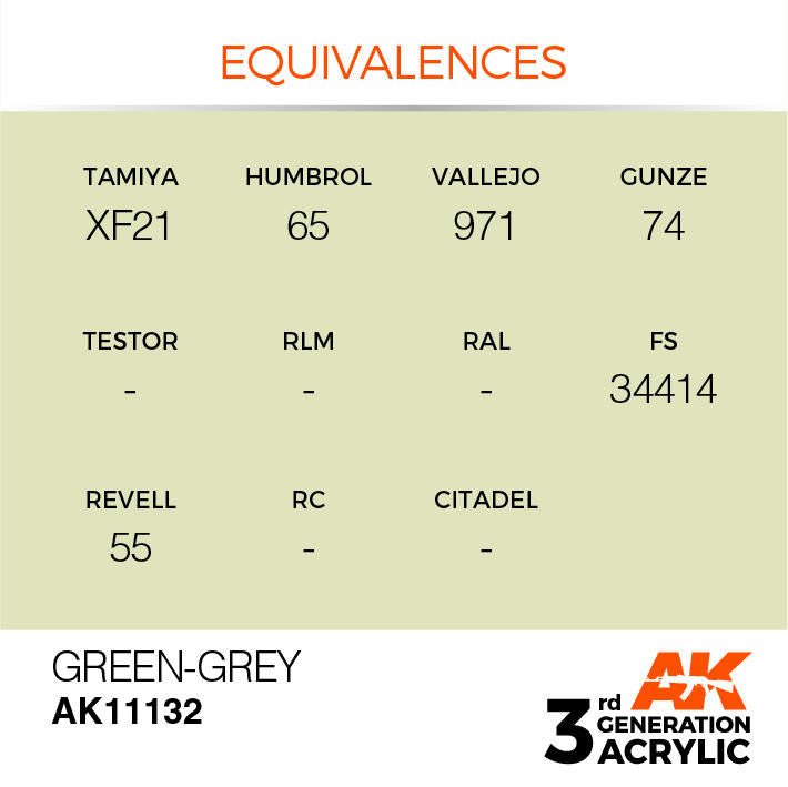 AK Interactive 3G Acrylic Green Grey AK11132