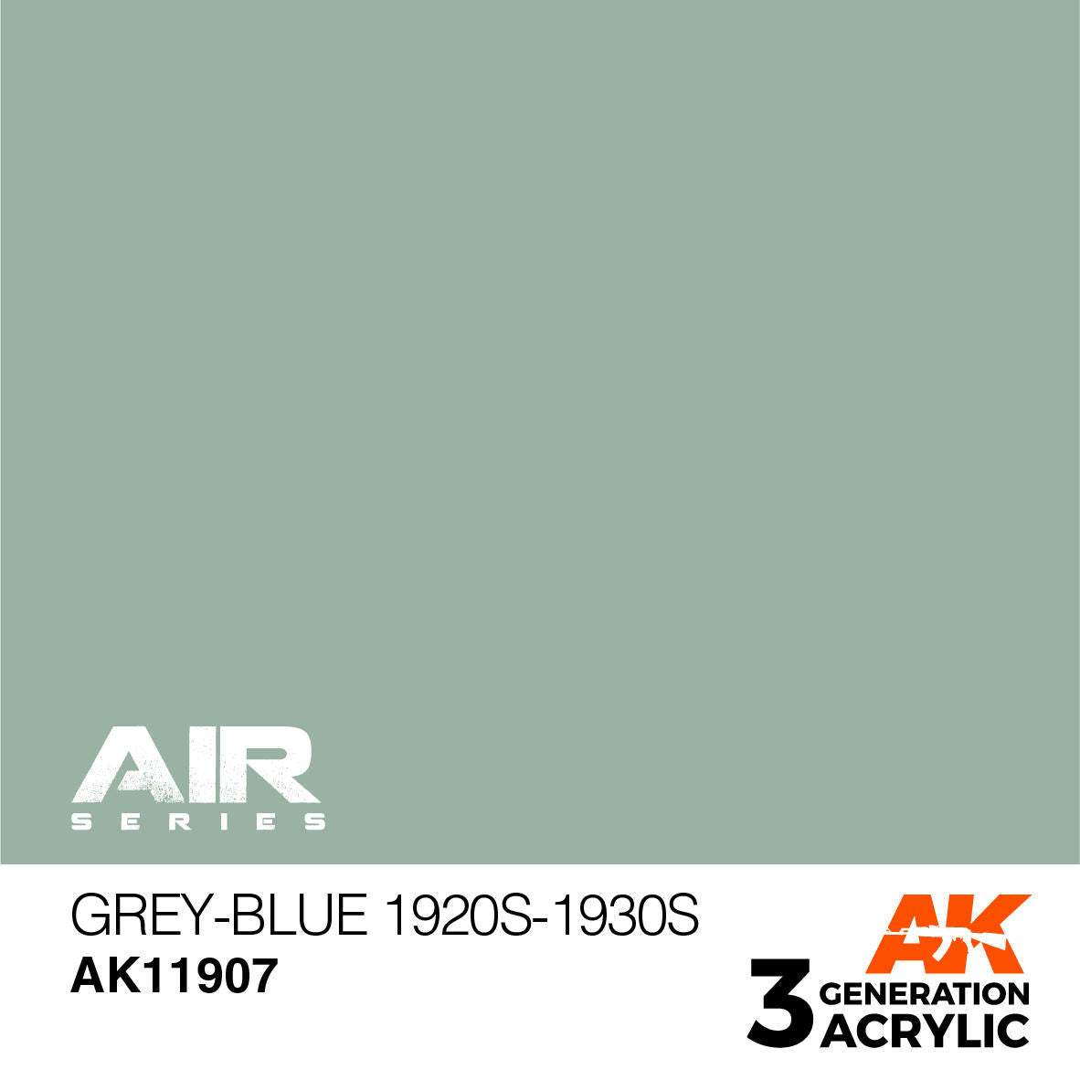 AK Interactive 3G Acrylic Grey-Blue 1920s-1930s AK11907