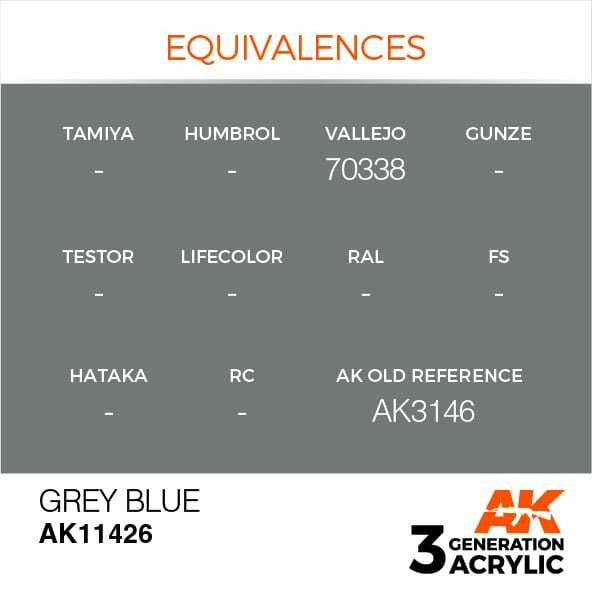 AK Interactive 3G Acrylic Grey Blue AK11426
