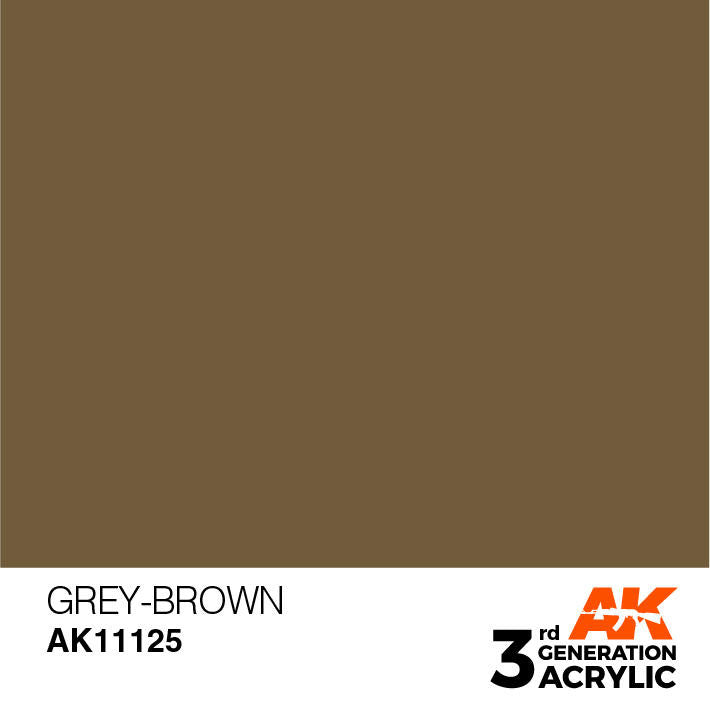 AK Interactive 3G Acrylic Grey Brown AK11125