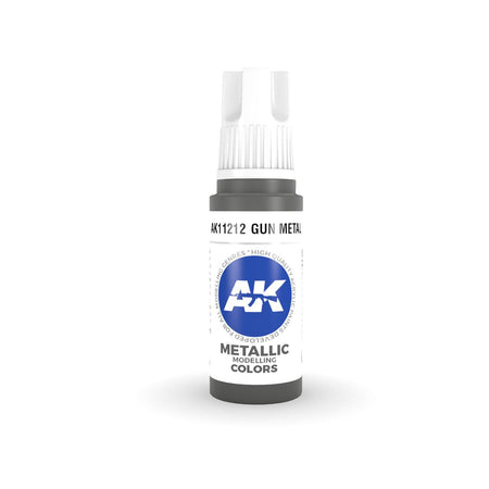 AK Interactive 3G Acrylic Gun Metal AK11212