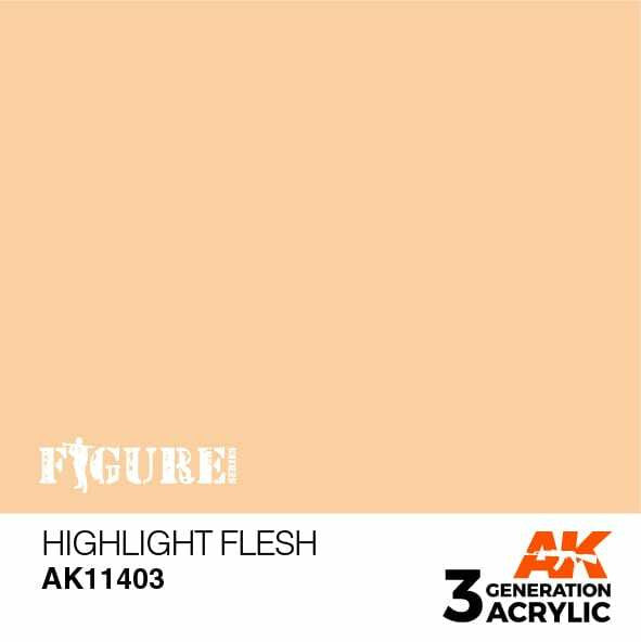 AK Interactive 3G Acrylic Highlight Flesh AK11403