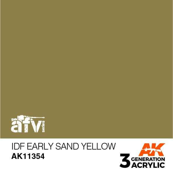 AK Interactive 3G Acrylic IDF Early Sand Yellow AK11354
