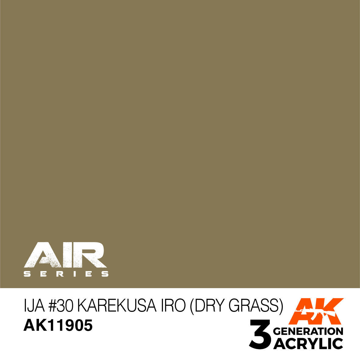 AK Interactive 3G Acrylic IJA #30 KarekUSA IRO Dry Grass AK11905