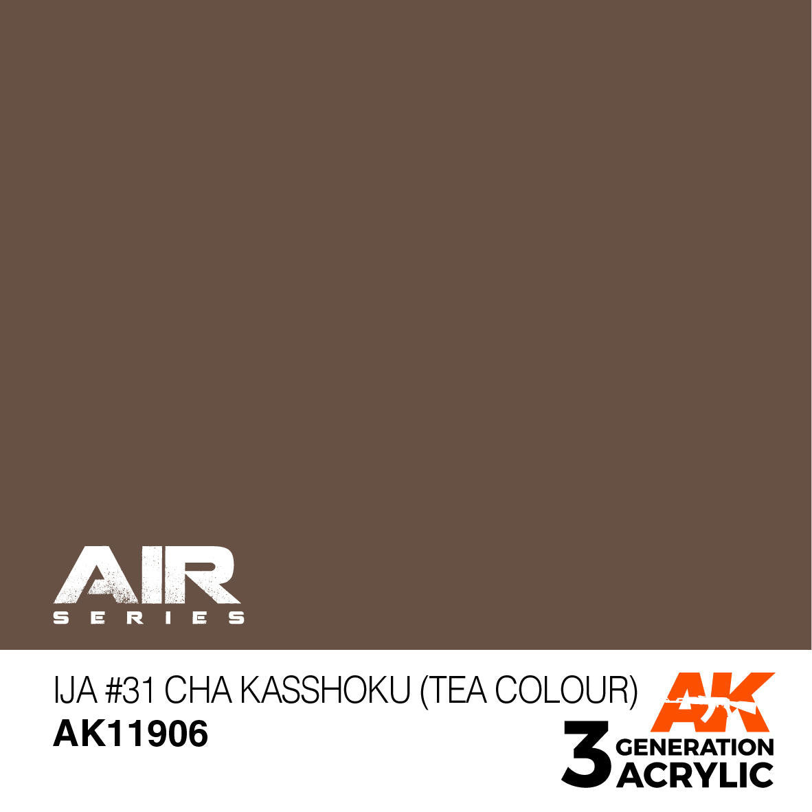 AK Interactive 3G Acrylic IJA #31 CHA Kasshoku Tea Colour AK11906