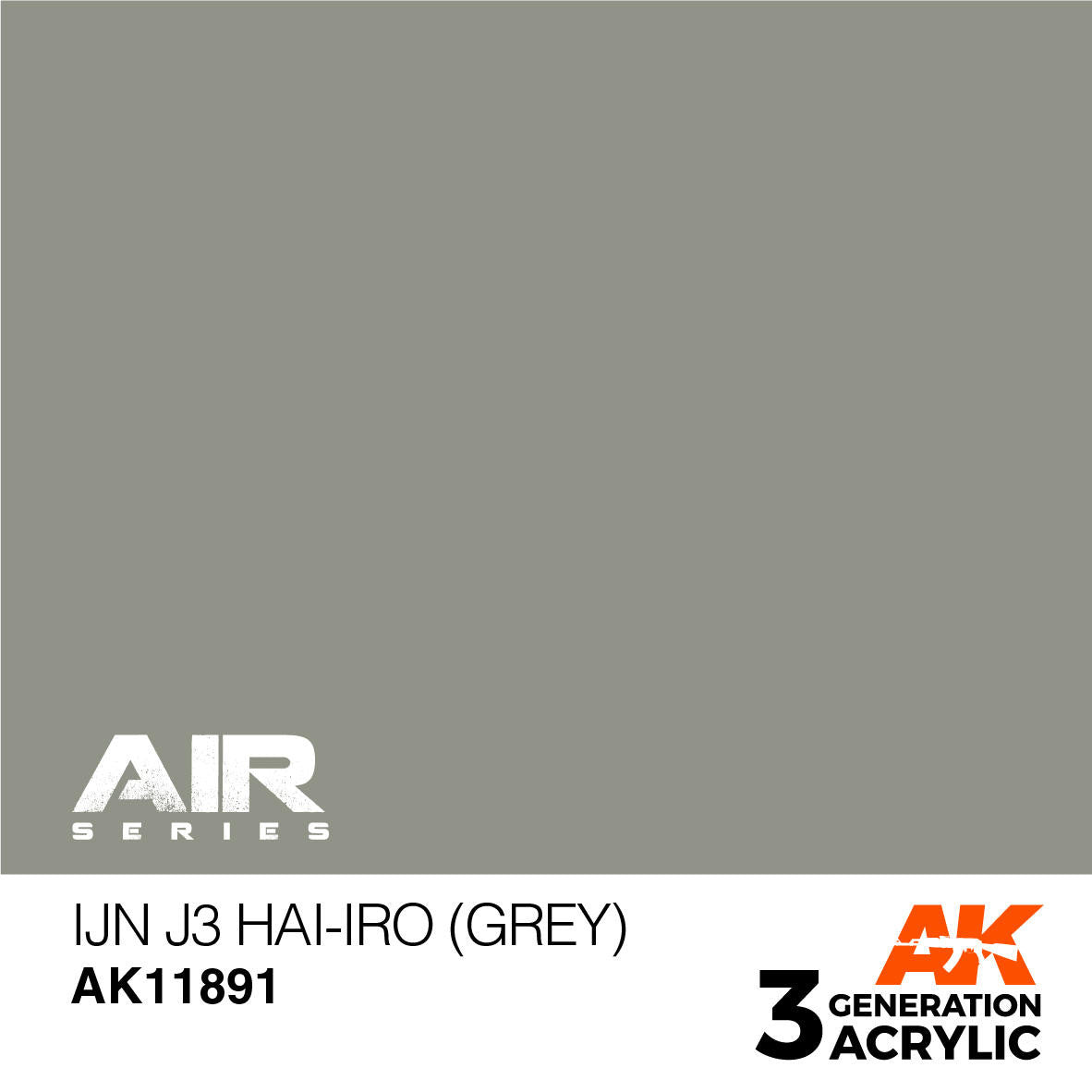 AK Interactive 3G Acrylic IJN J3 HAI-IRO Grey AK11891