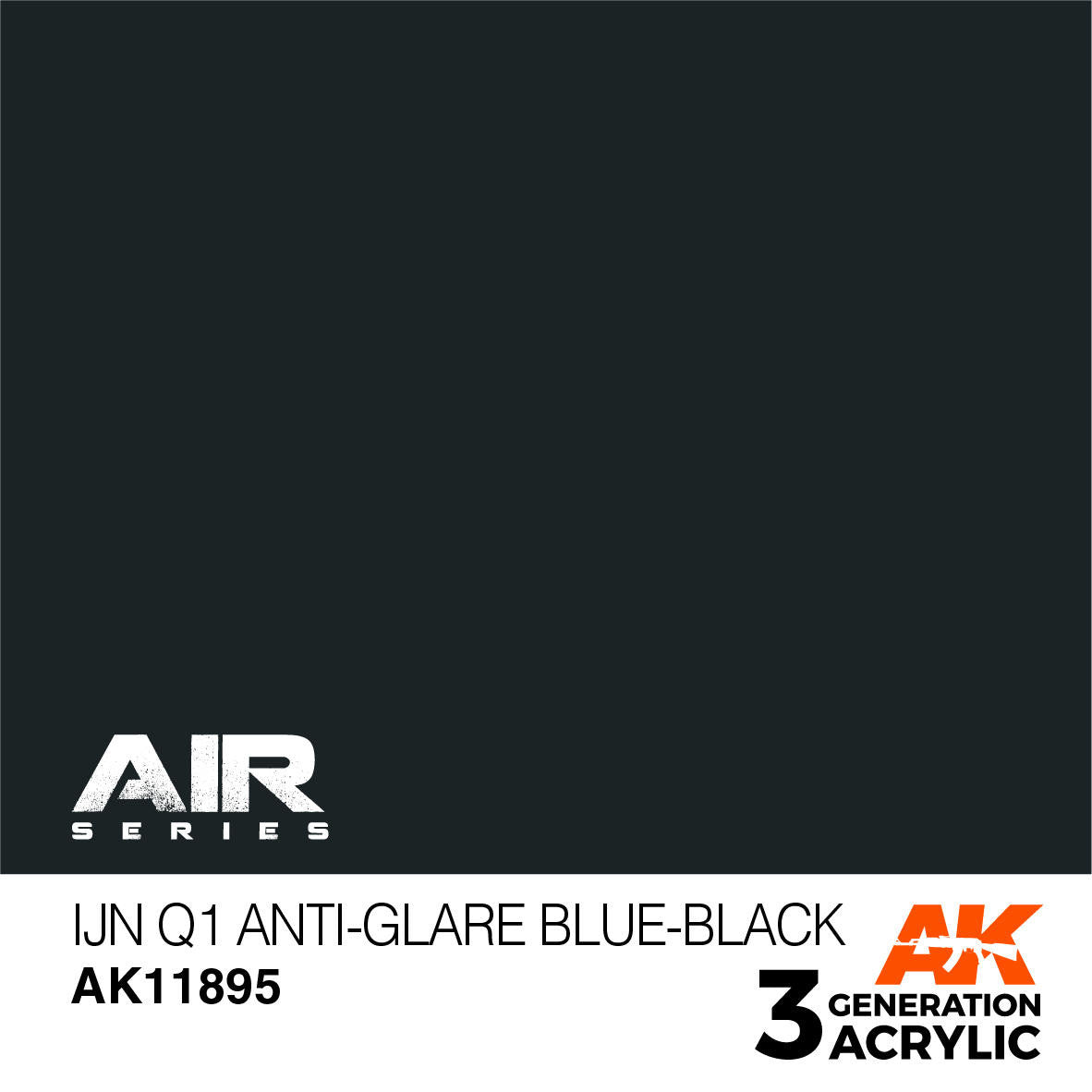 AK Interactive 3G Acrylic IJN Q1 Anti-Glare Blue-Black AK11895