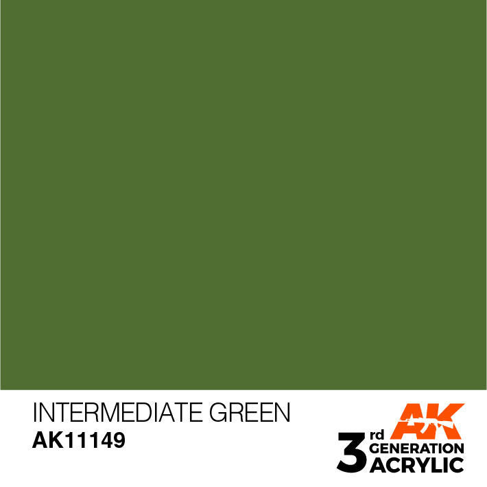 AK Interactive 3G Acrylic Intermediate Green AK11149