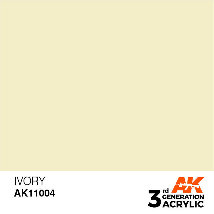 AK Interactive 3G Acrylic Ivory AK11004