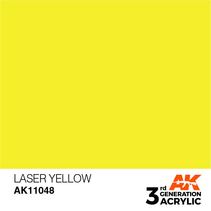 AK Interactive 3G Acrylic Laser Yellow AK11048