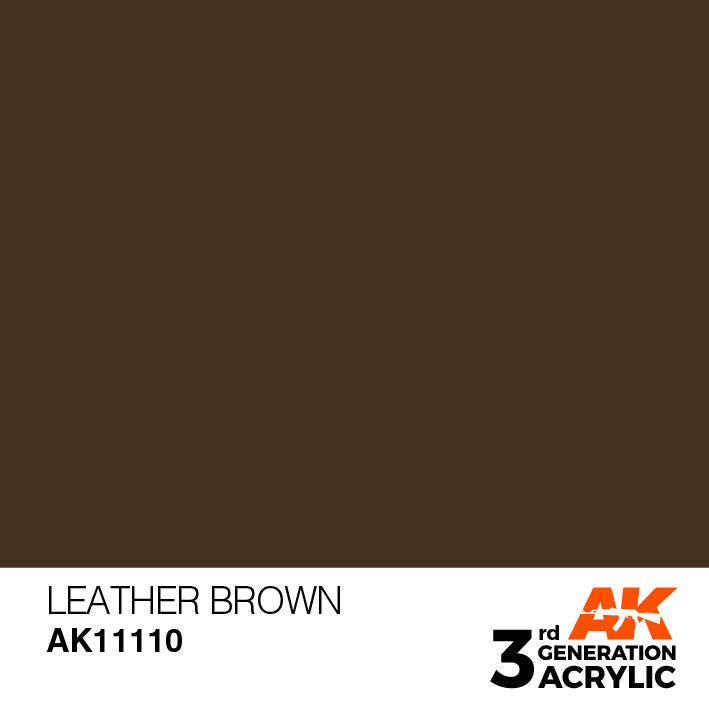 AK Interactive 3G Acrylic Leather Brown AK11110