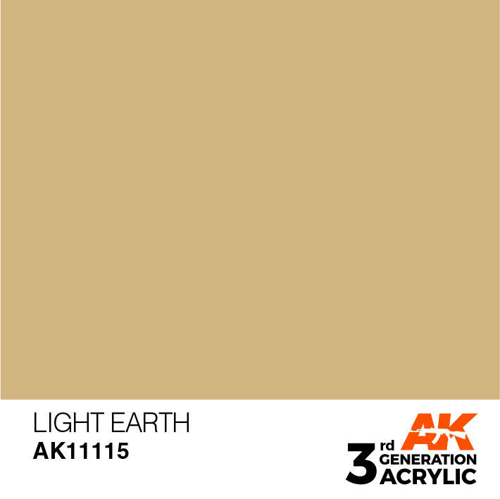 AK Interactive 3G Acrylic Light Earth AK11115