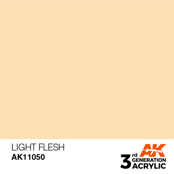 AK Interactive 3G Acrylic Light Flesh AK11050