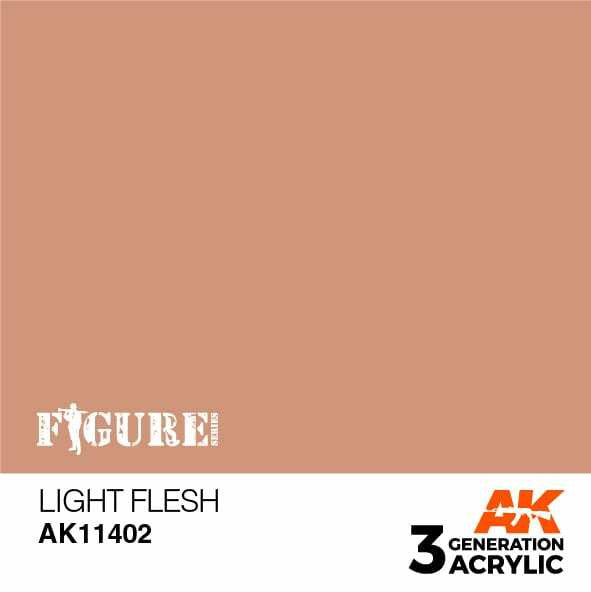 AK Interactive 3G Acrylic Light Flesh AK11402