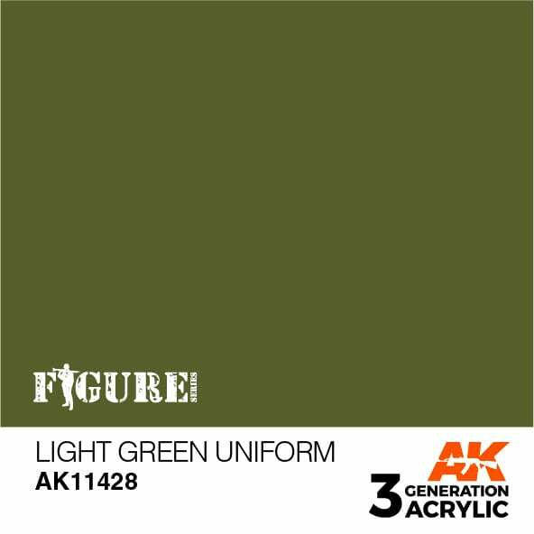 AK Interactive 3G Acrylic Light Green Uniform AK11428