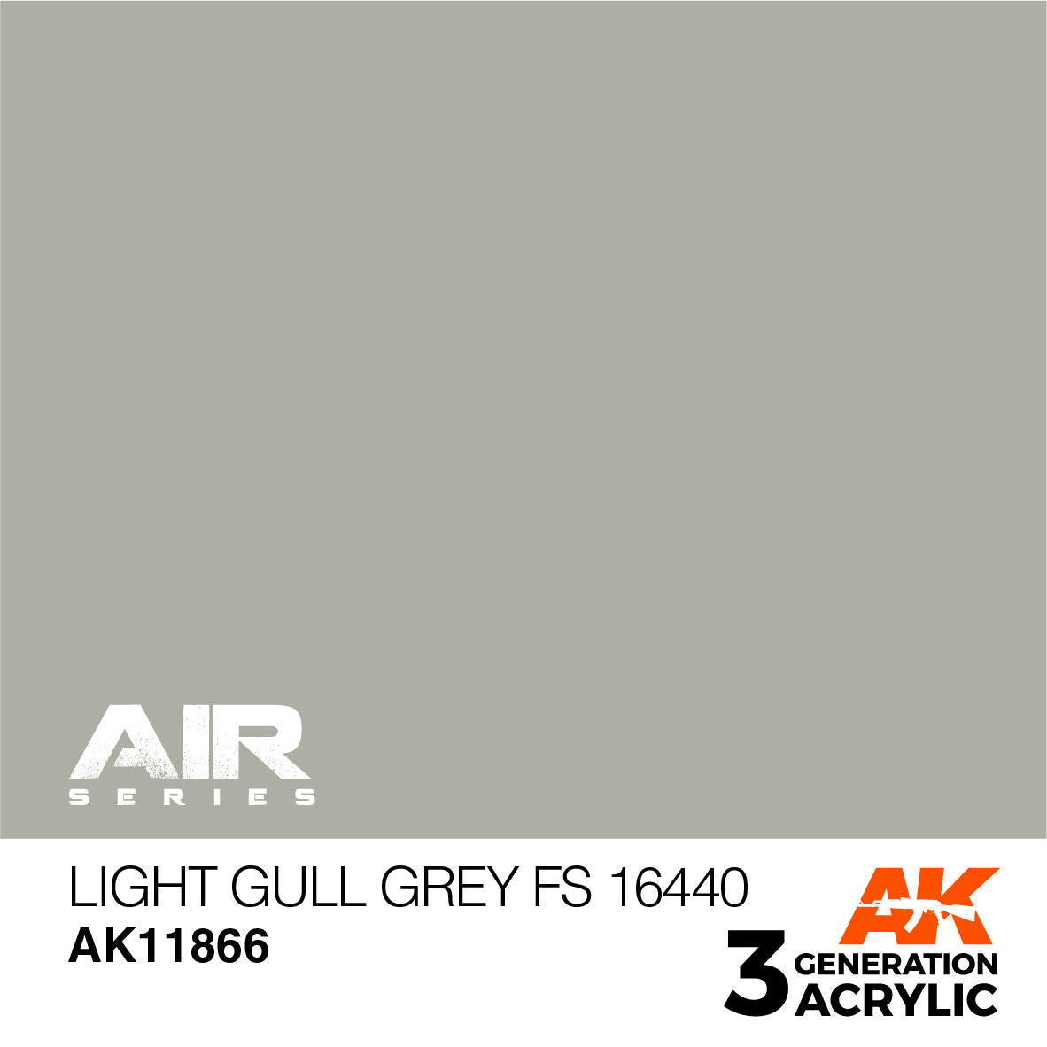 AK Interactive 3G Acrylic Light Gull Grey FS 16440 AK11866