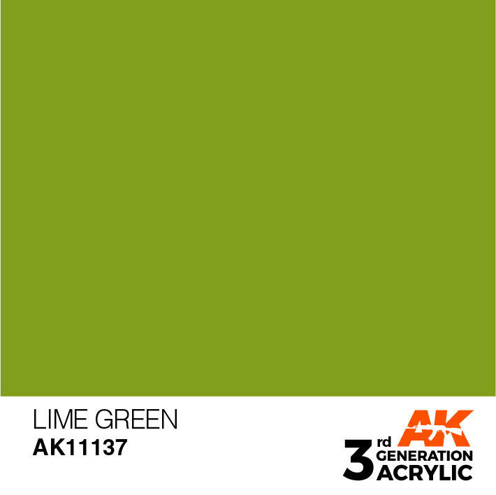 AK Interactive 3G Acrylic Lime Green AK11137