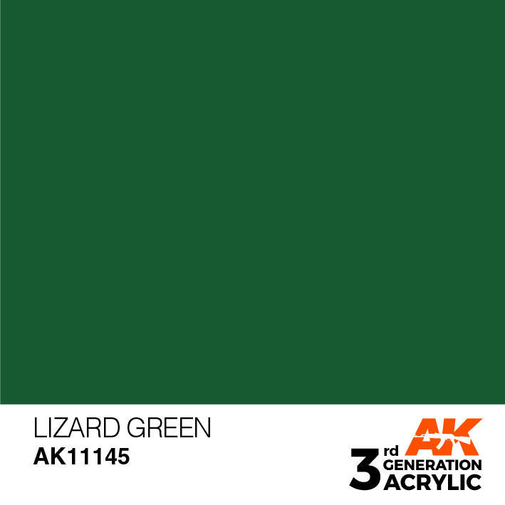 AK Interactive 3G Acrylic Lizard Green AK11145