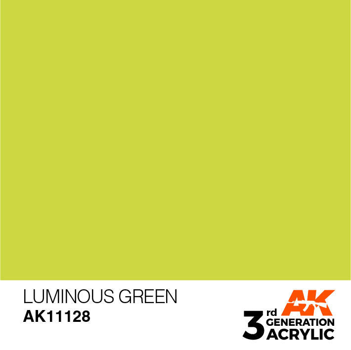 AK Interactive 3G Acrylic Luminous Green AK11128