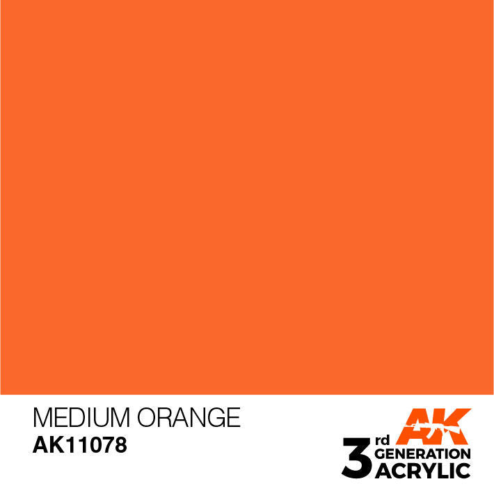 AK Interactive 3G Acrylic Medium Orange AK11078