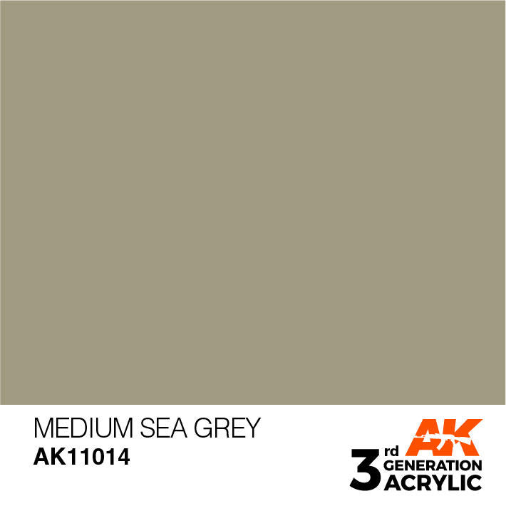 AK Interactive 3G Acrylic Medium Sea Grey AK11014