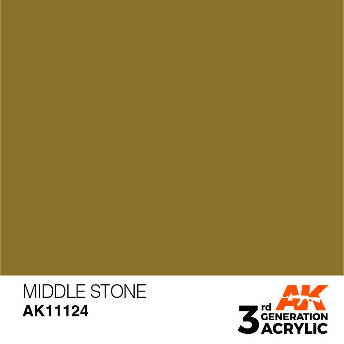 AK Interactive 3G Acrylic Middle Stone AK11124