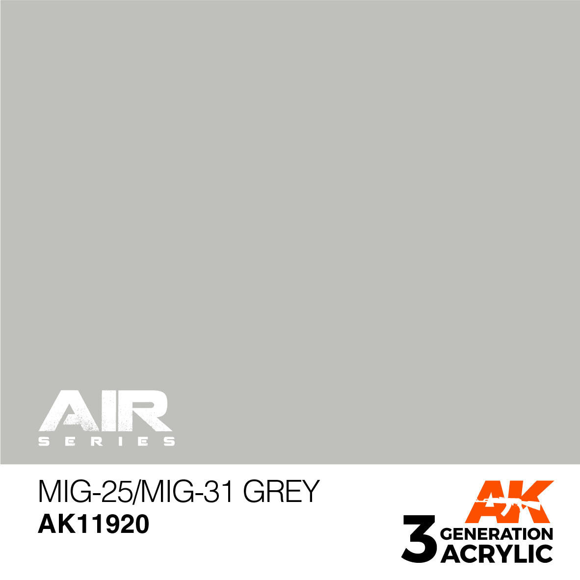 AK Interactive 3G Acrylic MIG-25/MG-31 Grey AK11920