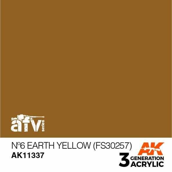 AK Interactive 3G Acrylic No.6 Earth Yellow FS30257 AK11337