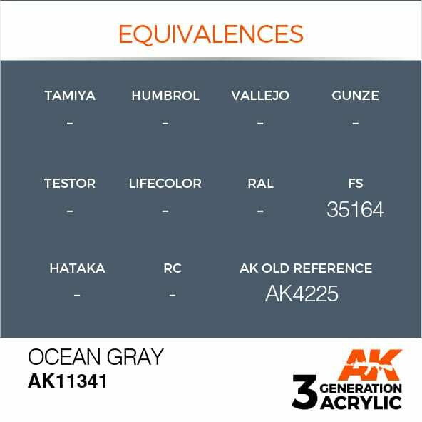 AK Interactive 3G Acrylic Ocean Gray FS35164 AK11341
