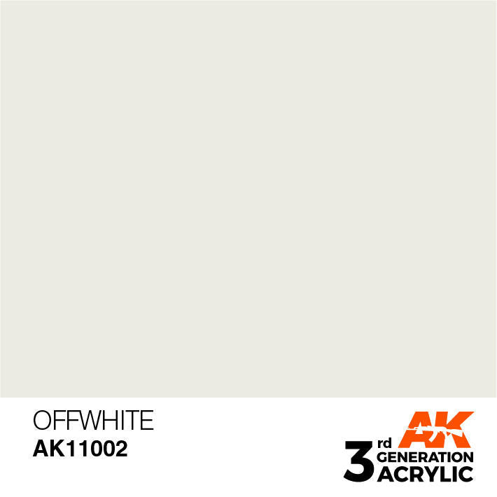 AK Interactive 3G Acrylic Offwhite AK11002