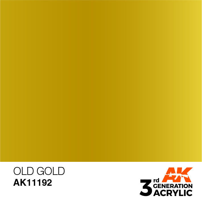 AK Interactive 3G Acrylic Old Gold AK11192