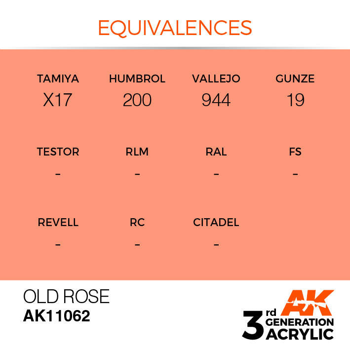 AK Interactive 3G Acrylic Old Rose AK11062