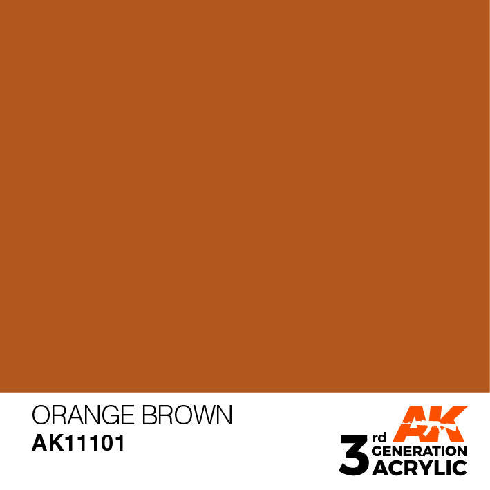 AK Interactive 3G Acrylic Orange Brown AK11101