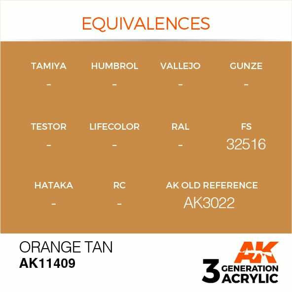 AK Interactive 3G Acrylic Orange Tan AK11409