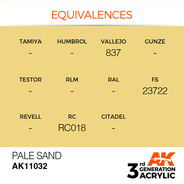 AK Interactive 3G Acrylic Pale Sand AK11032