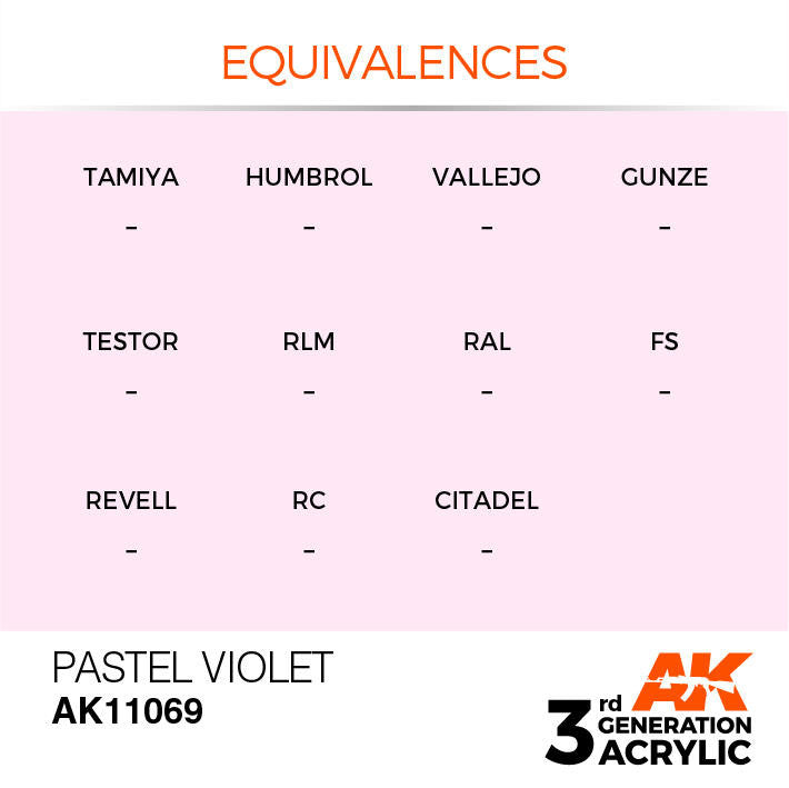 AK Interactive 3G Acrylic Pastel Violet AK11069