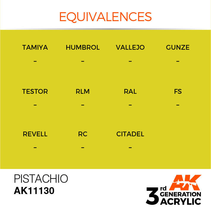 AK Interactive 3G Acrylic Pistachio AK11130